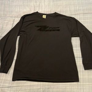 ZZ Top long sleeve t- shirt black size large.